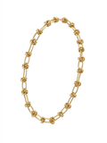 Elegant Titanium Steel   Necklace For Women Non-fading Light Luxury Niche Pearl Pendant Clavicle Chain Jewelry 18K Gold Plated Stainless Steel Minimalist Accessories