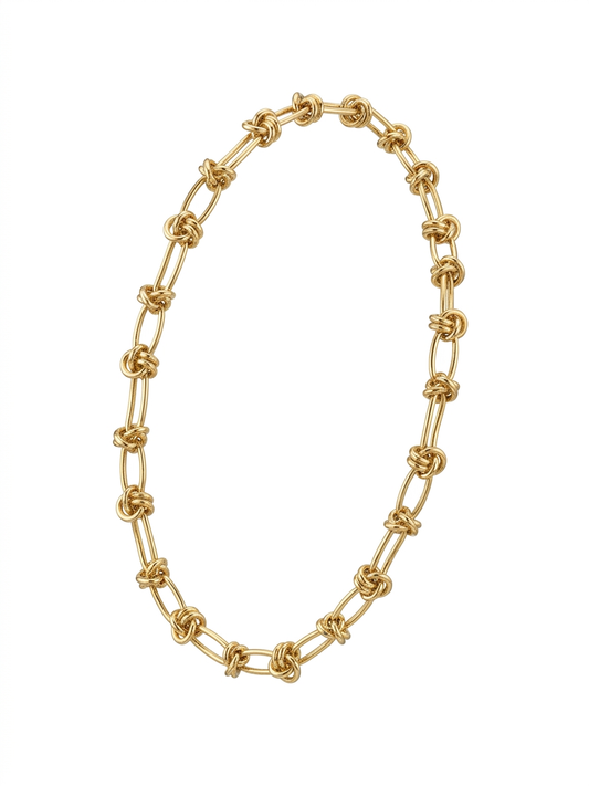 Elegant Titanium Steel   Necklace For Women Non-fading Light Luxury Niche Pearl Pendant Clavicle Chain Jewelry 18K Gold Plated Stainless Steel Minimalist Accessories