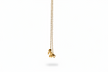 18K Gold PVD Stainless Steel  Bow Pendant Necklace